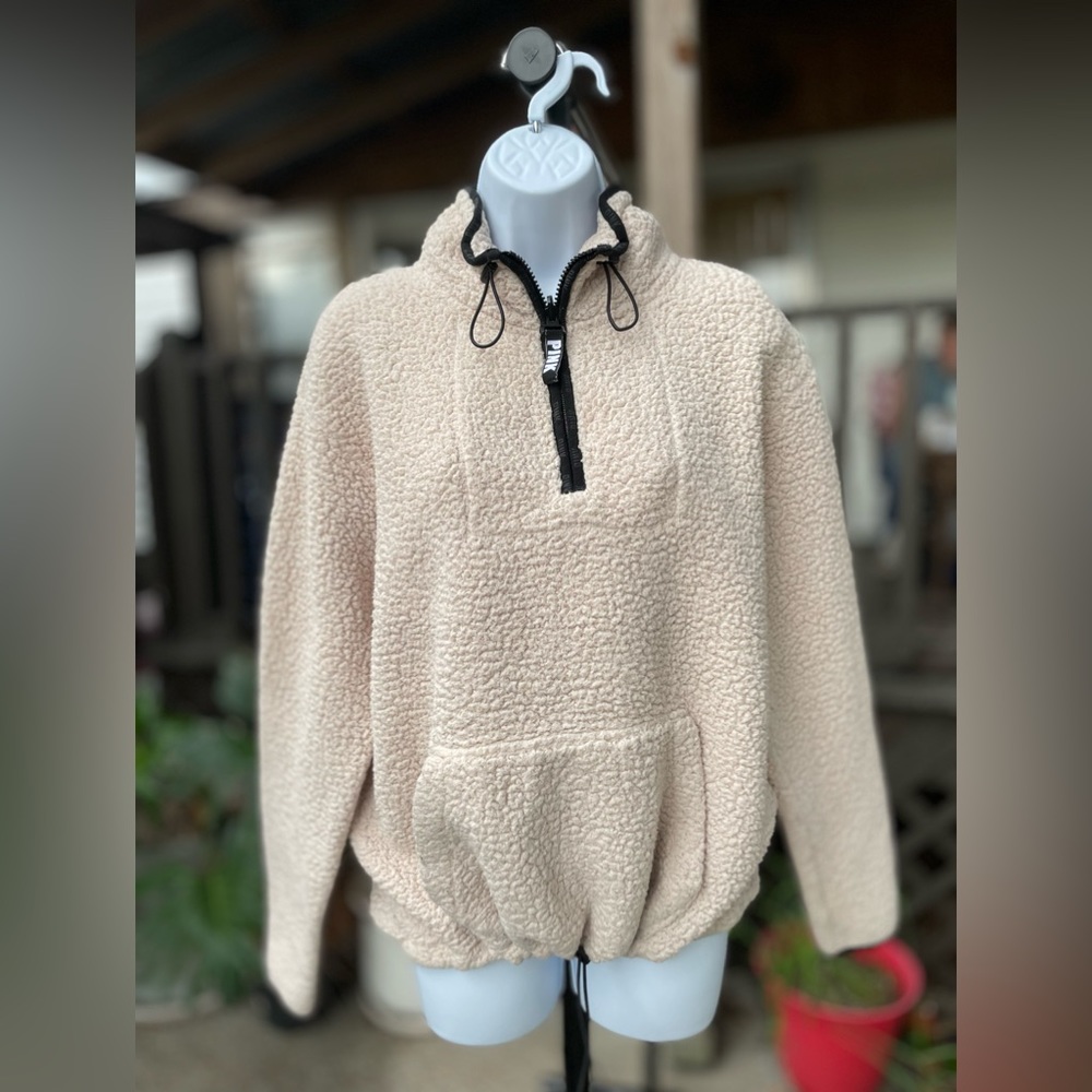 PINK Sherpa Pull-over